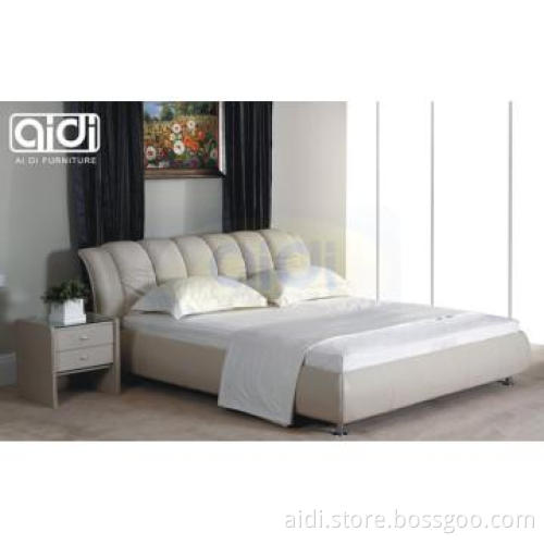 Luxury Hotel Bed Sets,Leather Bed Frame For Hotel Project